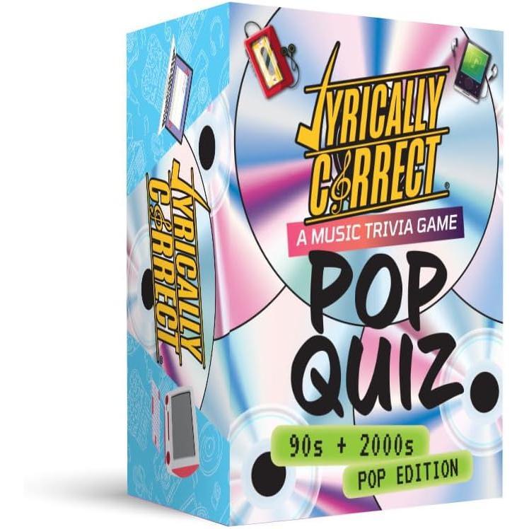 Lyrically Correct Music Trivia Card Game | Multi-Generational Family Gatherings, Adult Game Night and Fun Trivia (90's and 2000's Hip Hop and R&B)