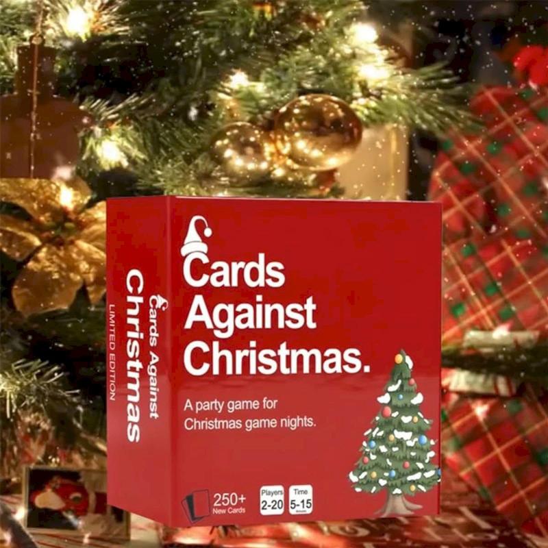 Cards Against Christmas - Game for ChristmasNights,A Party Cards Game for Christmas GameNight,250+ Question Cards Expansion Set,Conversation Card Games for Adults Parties