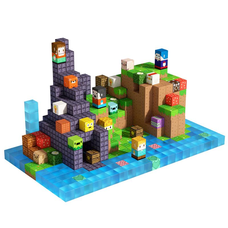 GobiDex Game-based Build My Own Villages Magnetic Blocks Toys in Giftable Package 48 100Pcs