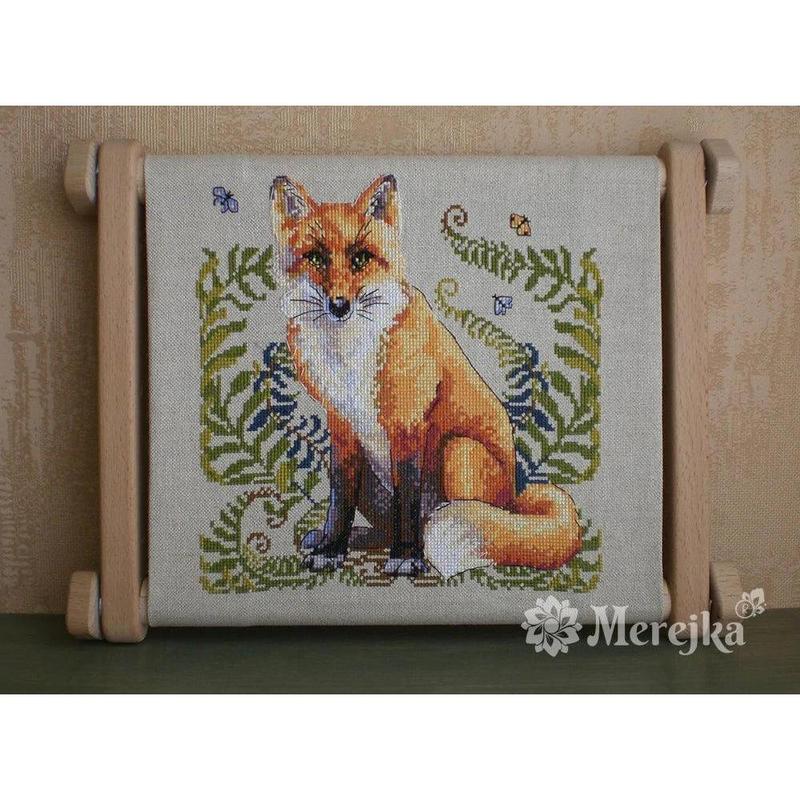 The Fox K-144A Counted Cross-Stitch Kit