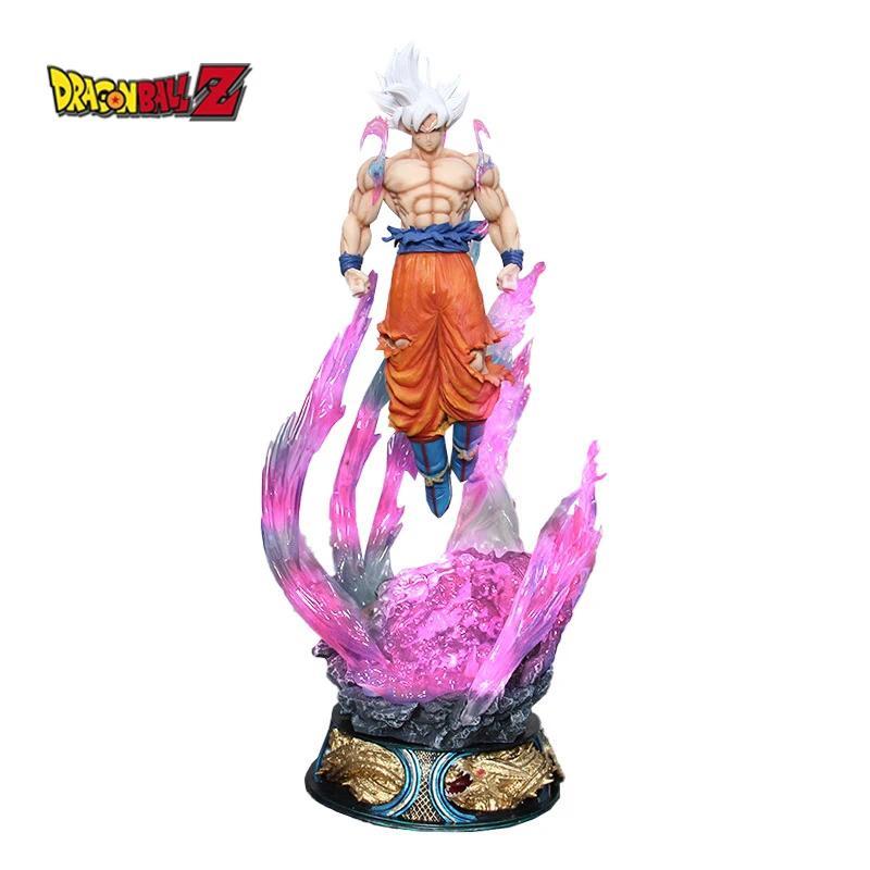 Dragon Ball Anime Figure 25cm Son Goku Ultra Instinct Super Saiyan Figurine Statue Pvc Statue Model Ornament Collection Figurine Gift