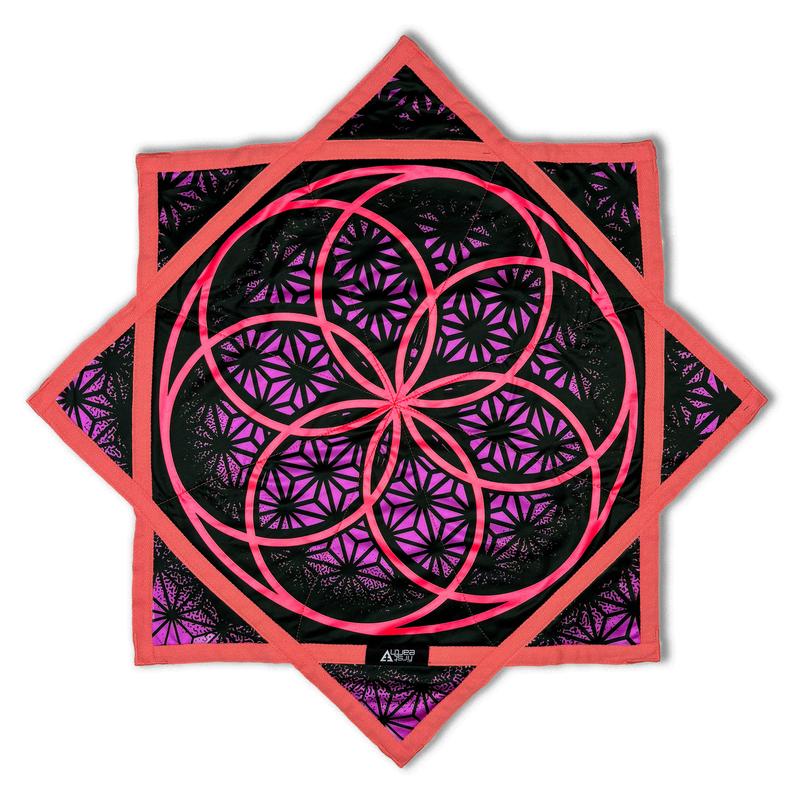 Flower of Life - UV Pink- Flow Star - Flow Toy