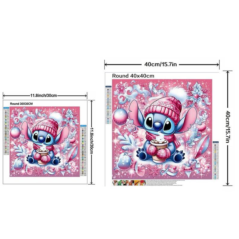 Disney Cartoon Lilo & Stitch Pattern DIY Diamond Arts Colorful Painting Kit without Frame, DIY 5D Diamond Arts Colorful Painting Kit, Wall Art Decor for Home