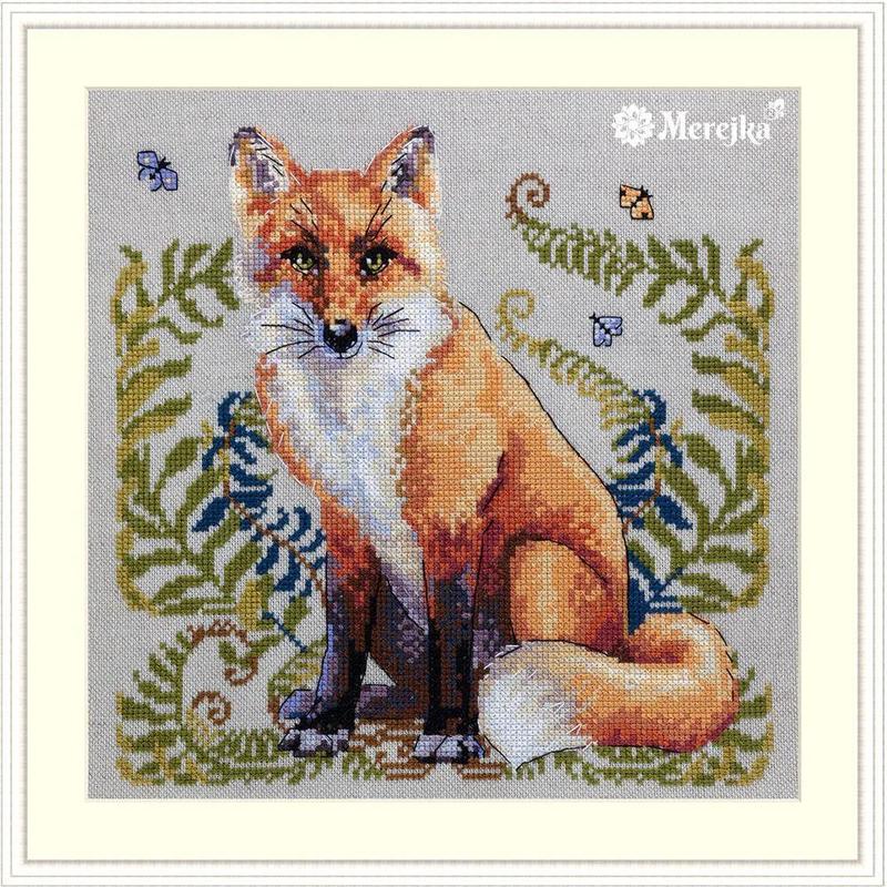 The Fox K-144A Counted Cross-Stitch Kit