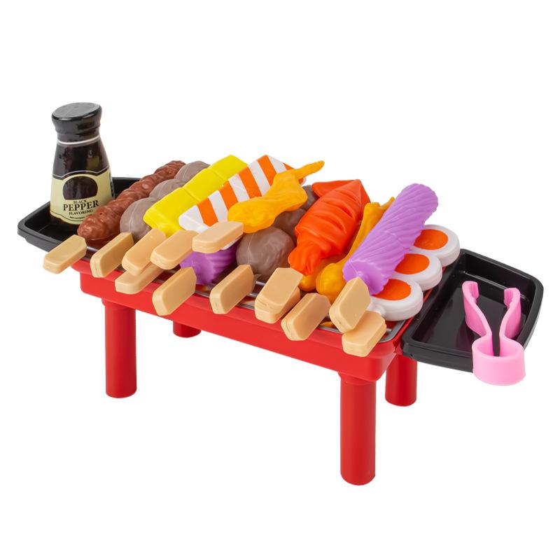 Children's house barbecue toy set simulation food Cosplay game gift