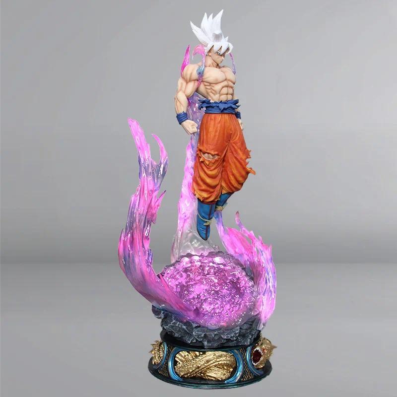 Dragon Ball Anime Figure 25cm Son Goku Ultra Instinct Super Saiyan Figurine Statue Pvc Statue Model Ornament Collection Figurine Gift