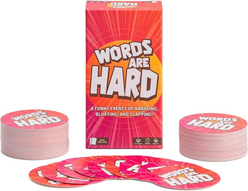 Words are Hard – Card Games – Family Games – for Kids 8 and up – Games for Adults – Family Game Night – Party Games - Travel Games