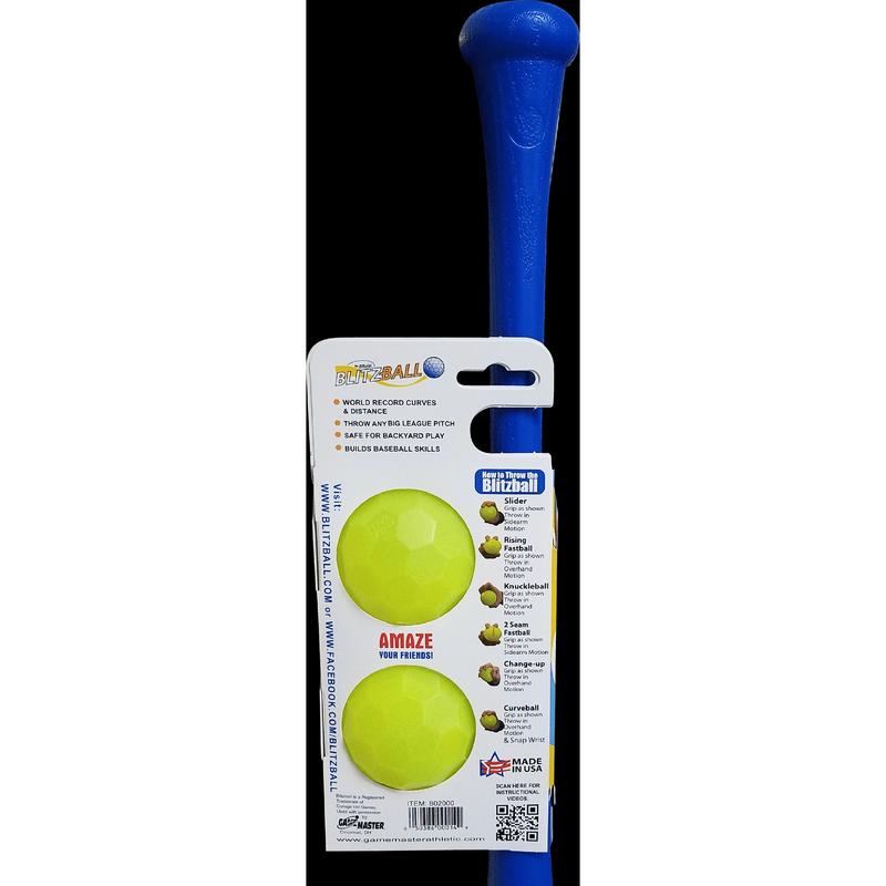 Blitzball Plastic Bat and Two Ball Combo 2025  baseball