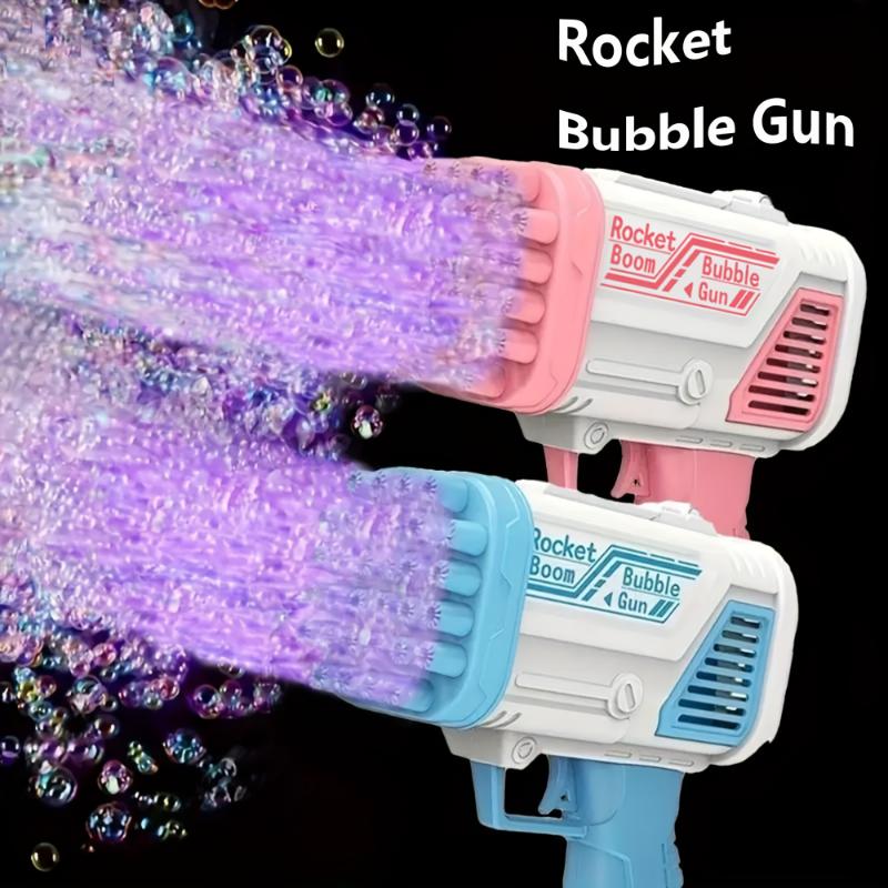 Bubble Gun Electric Automatic Bubble Blowing Rocket Bubble Machine Portable Outdoor Wedding Party Toys (Excluding Bubble Liquid And Battery) Christmas, Halloween, Thanksgiving gifts