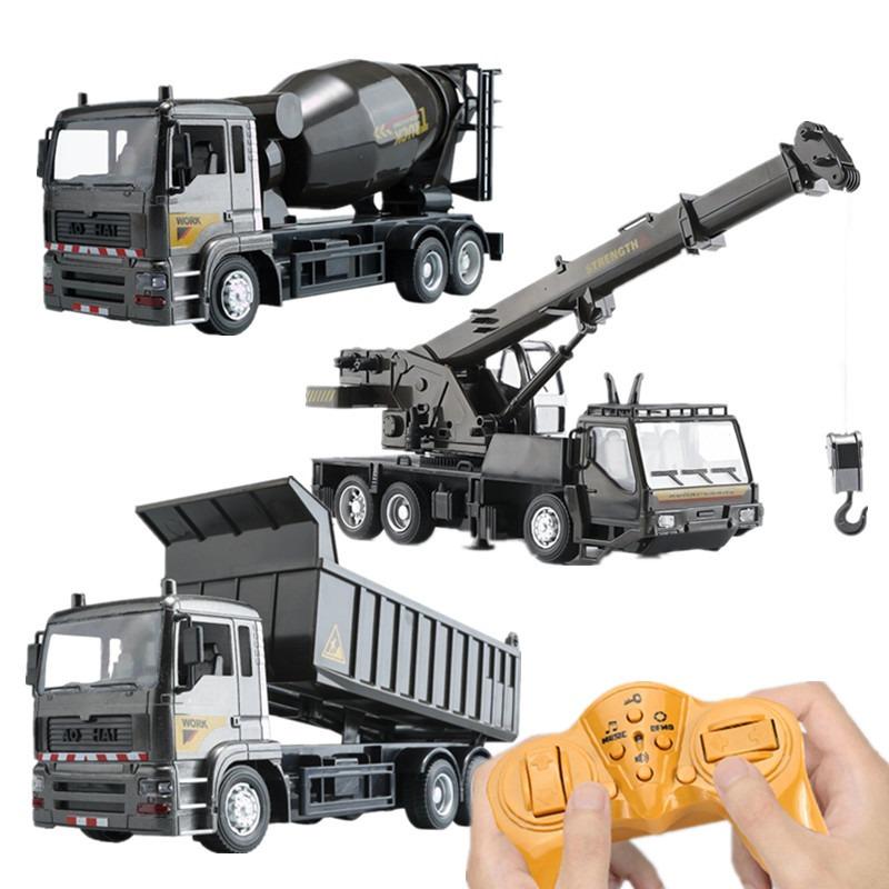 Alloy remote control engineering vehicle,Remote control dump truck crane mixer excavator crane,Simulation alloy engineering vehicle,Remote control vehicle for civil excavation and earth pushing