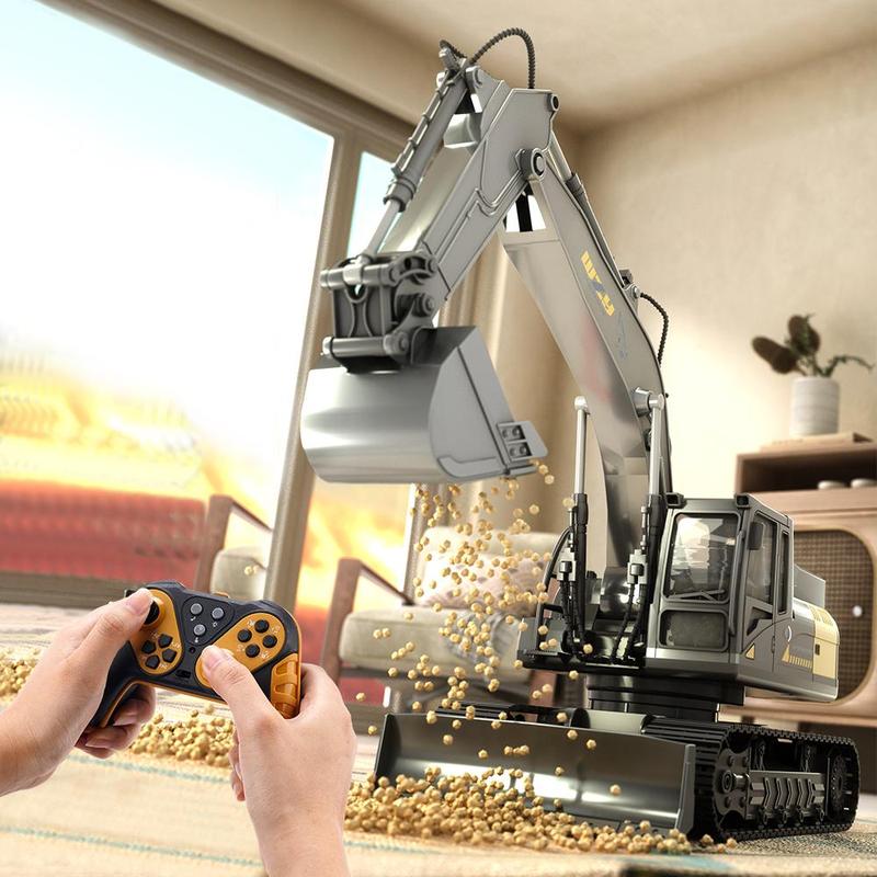 Remote Control Excavator Toy, 1 Set Operation Multi-joint Controllable Excavator Toy, Simulation Electric Excavator Toy, Excavator Model Toy