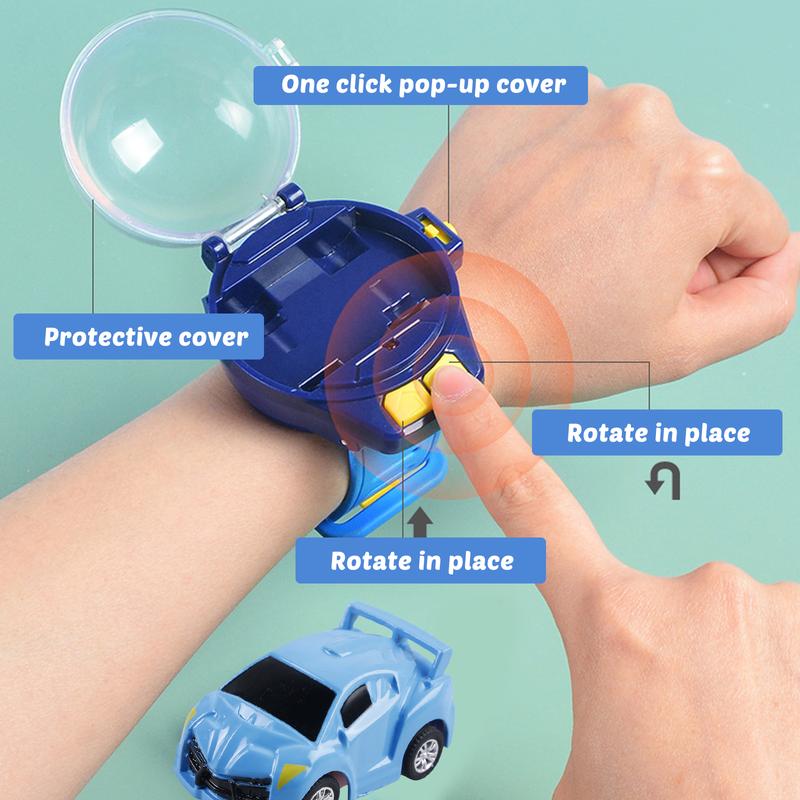 2024 New Watch Remote Control Car Toy, Mini 2.4GHZ RC Race Car, Power Battle Watch Car Toys, 30 Meters Long Distance Mini Remote Control Car Watch Toys, USB Charging