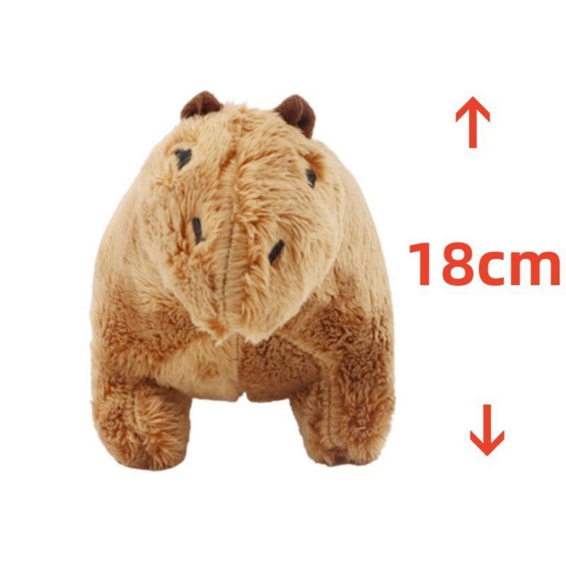 18cm Cartoon Doll Simulation Capybara Plush Toy Birthday Gift