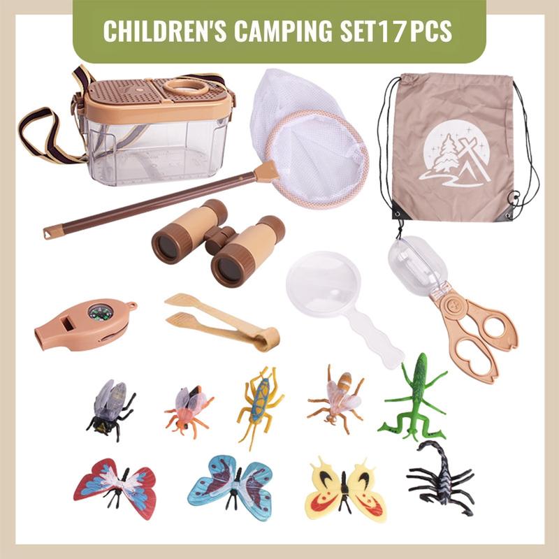 Bug Catcher Kit for Kids, 17 Pcs Kids Outdoor Explorer Kit, Outdoor Toys for Kids Ages 4-8 8-12 Boys Girls Birthday Christmas Gift