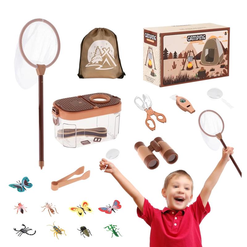 Bug Catcher Kit for Kids, 17 Pcs Kids Outdoor Explorer Kit, Outdoor Toys for Kids Ages 4-8 8-12 Boys Girls Birthday Christmas Gift