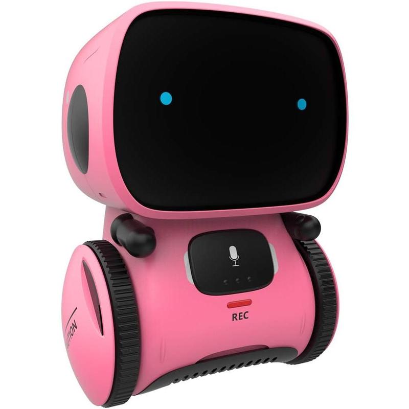 Kids Robot Toy, Smart Talking Robots Intelligent Partner and Teacher with Voice Control and Touch Sensor, Singing, Dancing, Repeating, Gift for Boys and Girls of Age 3 and Up