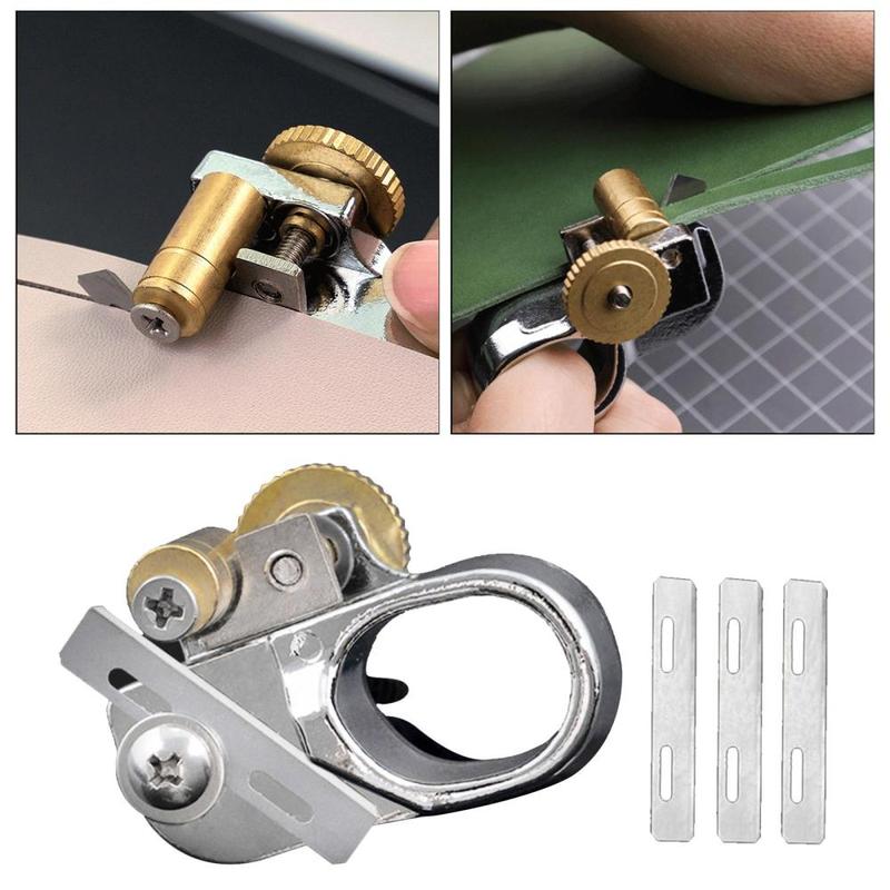 Strip and Strap Cutter Leathercraft Strips for Crafts Leather DIY Adjustable with , Leather Craft Tool Strap Cutter neck Straps End