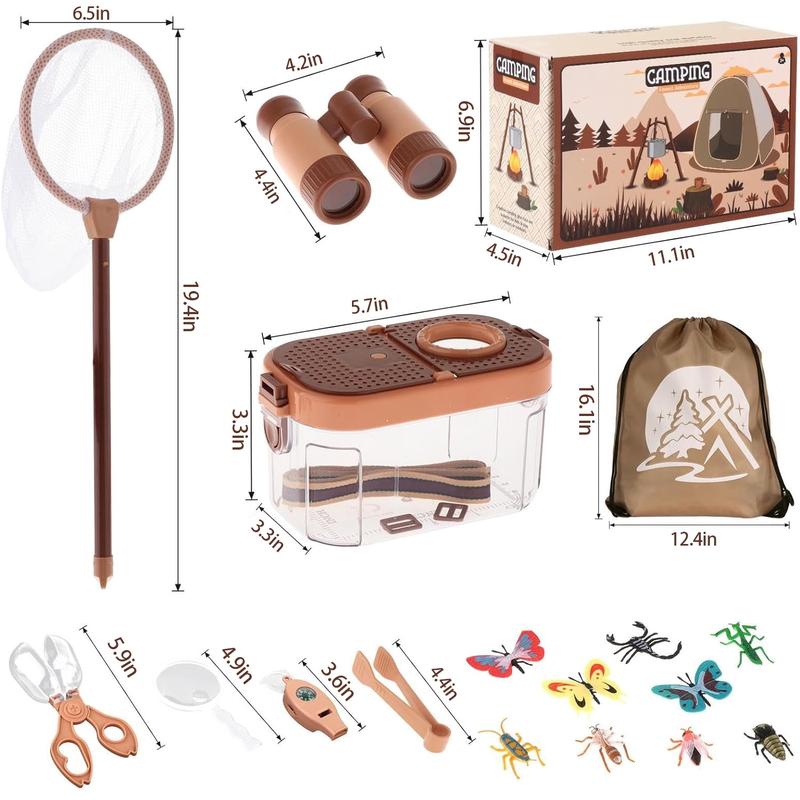 Bug Catcher Kit for Kids, 17 Pcs Kids Outdoor Explorer Kit, Outdoor Toys for Kids Ages 4-8 8-12 Boys Girls Birthday Christmas Gift