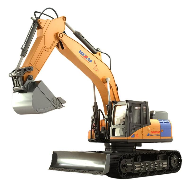 Remote Control Excavator Toy, 1 Set Operation Multi-joint Controllable Excavator Toy, Simulation Electric Excavator Toy, Excavator Model Toy