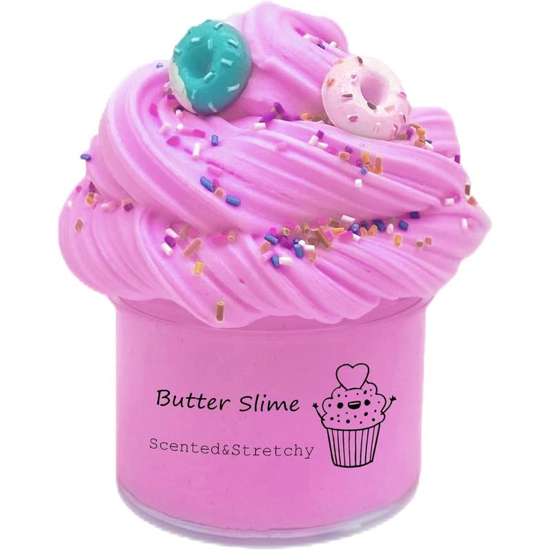 Chocolate Slime Scented Stretchy Butter Latte Slime Toy, Super Soft and Non-Sticky (200ml)