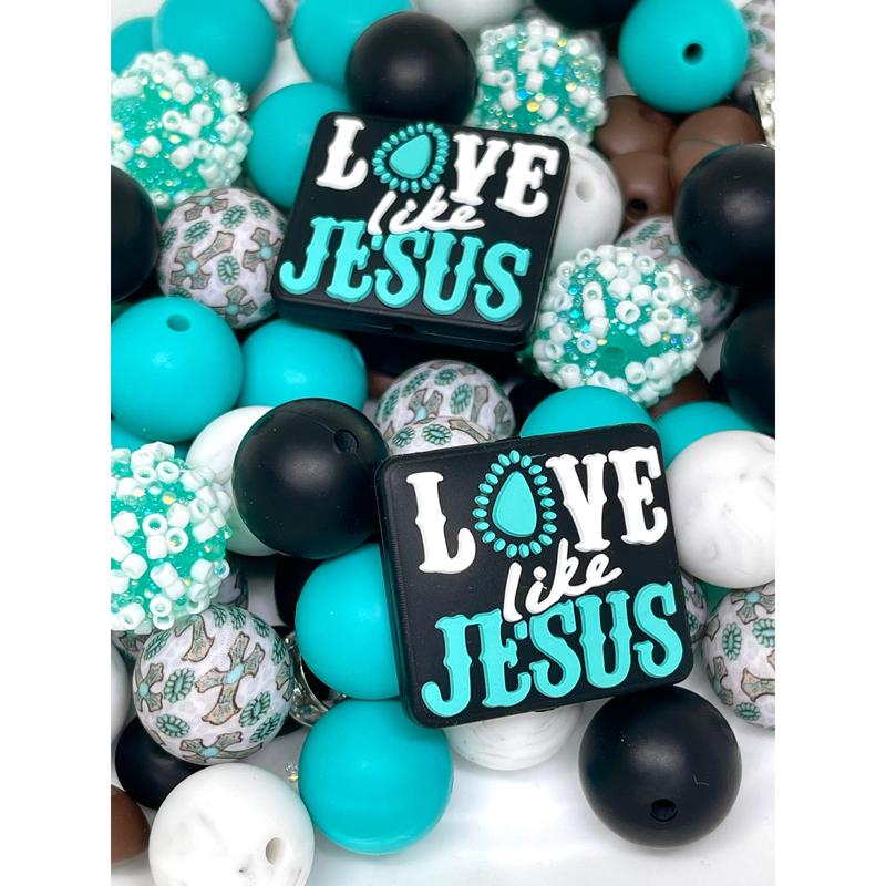 30pcs Bead Bundle 102 | Faith Beads | Jesus Beads | Colorful Beads | Bead Mix