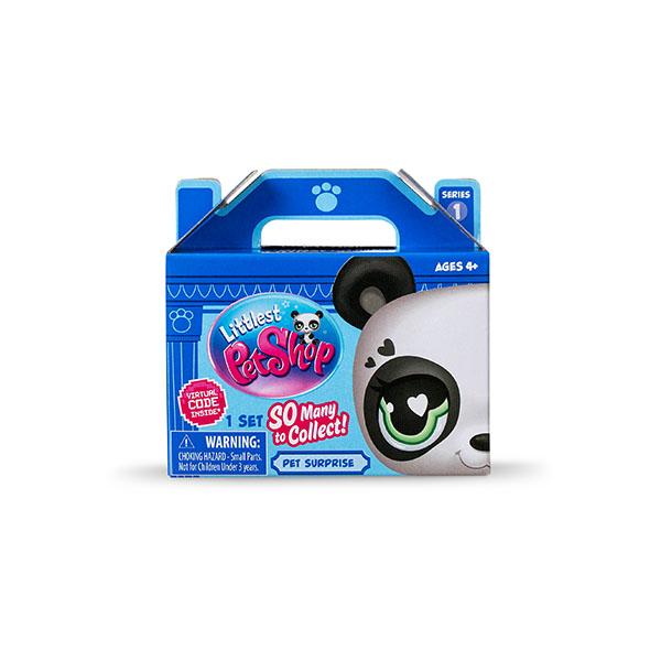 Littlest Pet Shop - Pet Surprise, Gen 7, bobble head collectibles - 1 Pet and accessory, 1 Collector Card, and 1 Virtual Code to unlock Roblox play