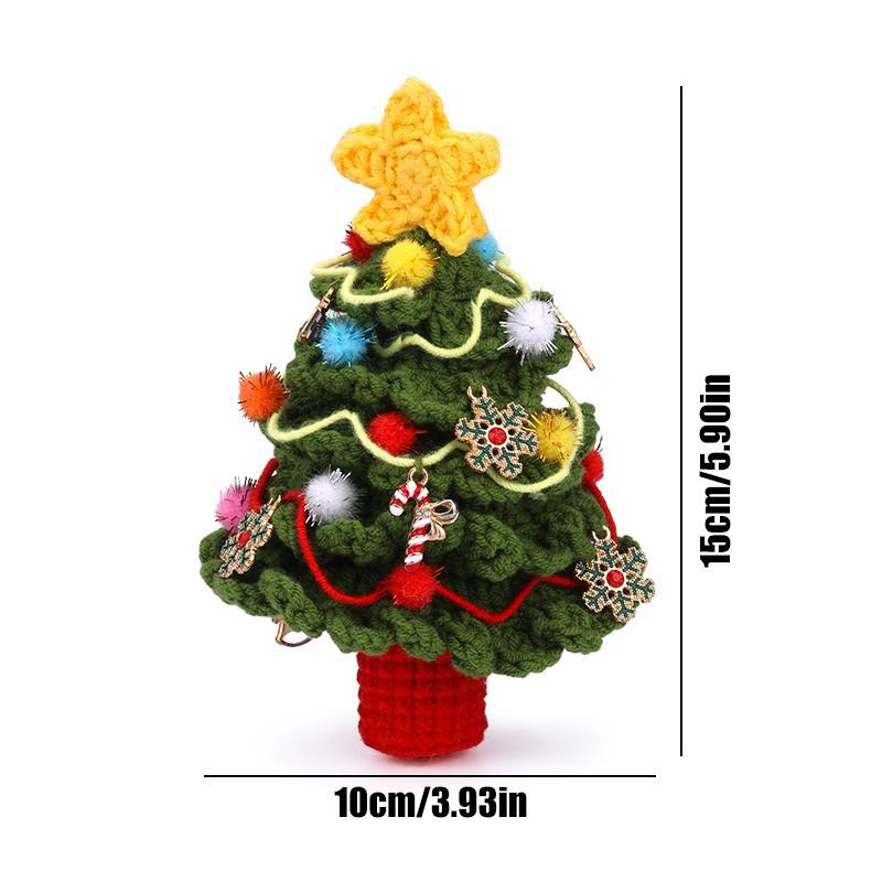 Christmas Tree Crochet Kit, 1 Set Crochet Starter Kit with Step-by-step Video Tutorial, DIY Crochet Kit for Beginners, Crochet Supplies