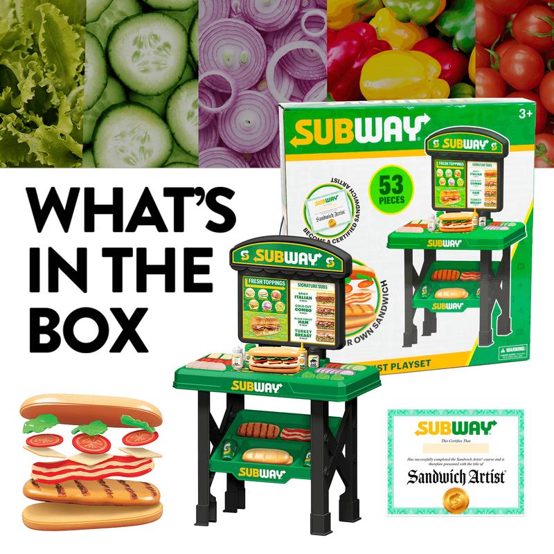 Subway Sandwich Artist 53 Piece Playset