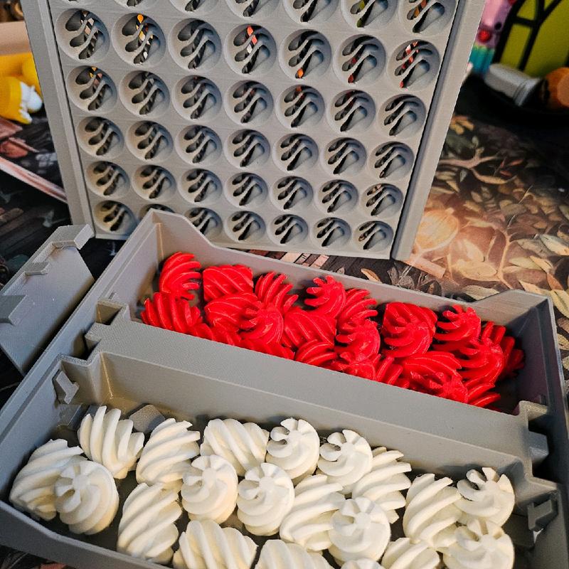 Connect 4-Tex Vortex Passthrough Board Game