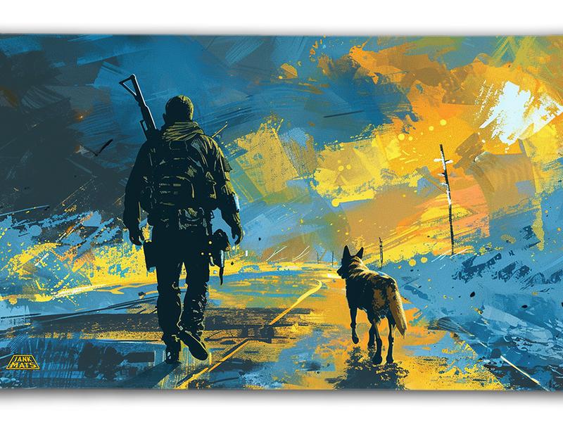 Lonesome Road Premium Trading Card Game Playmat 14