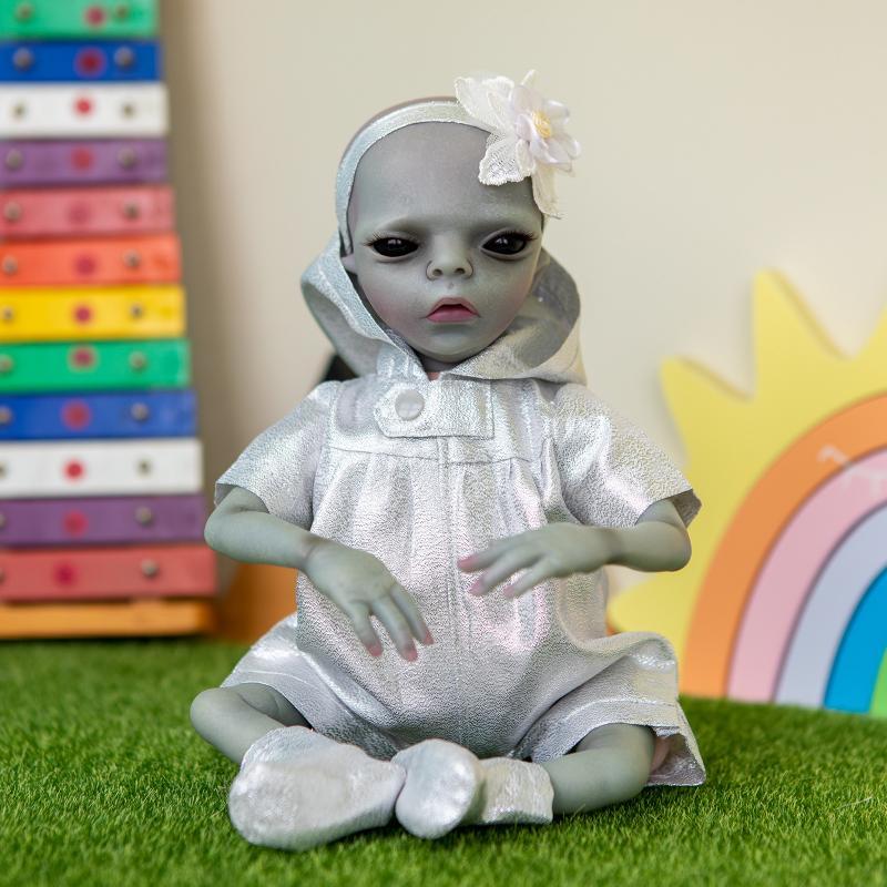 14 Inch Alien Design Doll, Soft Realistic Dolls Toys, Soft Cloth Doll, Creative Collectible Toy, Fun Gift, Creative Collectible Toy, Birthday Gift