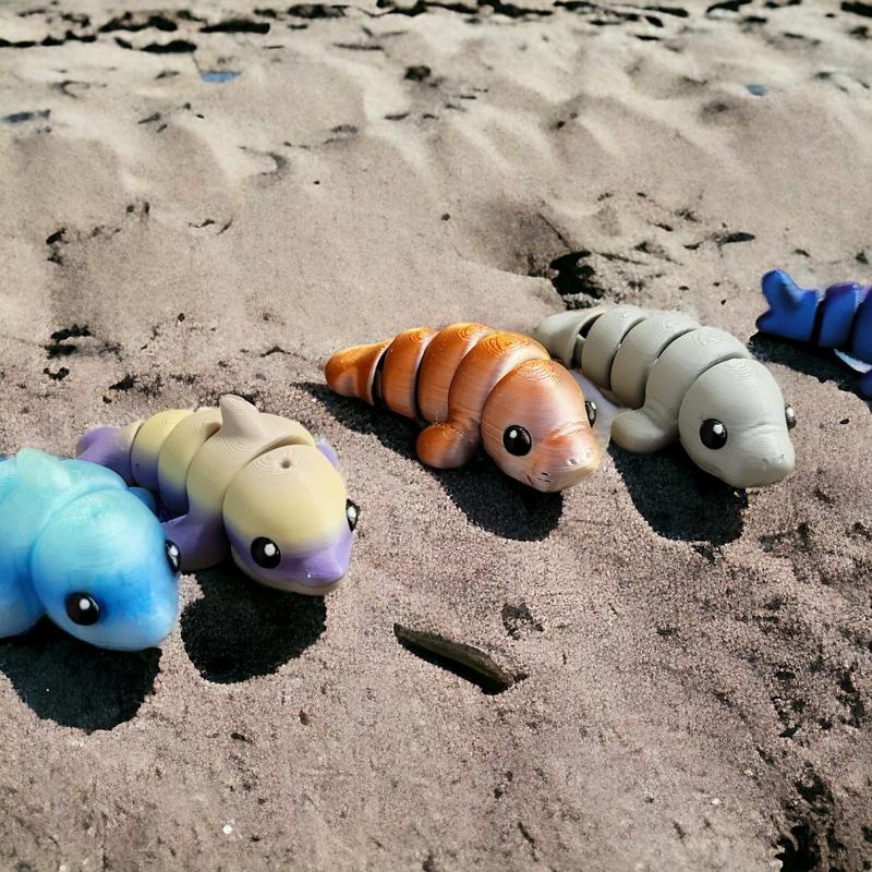 Beach Buddies Fun Pack - 3D Printed Beach-Themed Collectibles for Summer