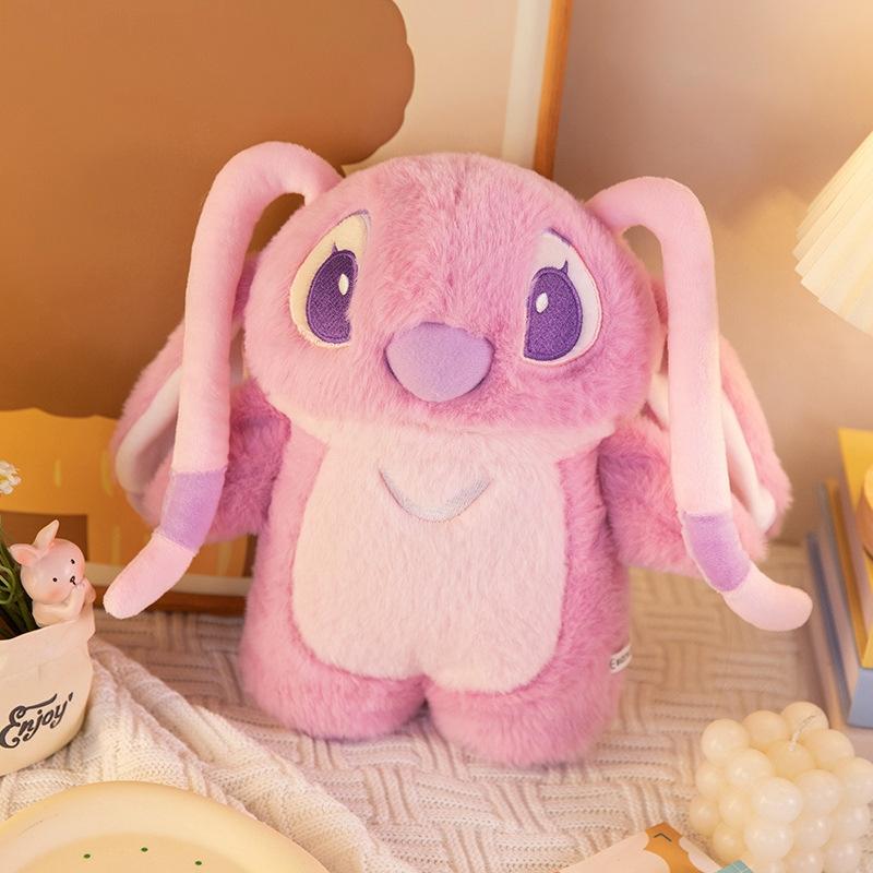 Cartoon Anime  Cute Plush Dolls WithHot Water Bottles Behind Them