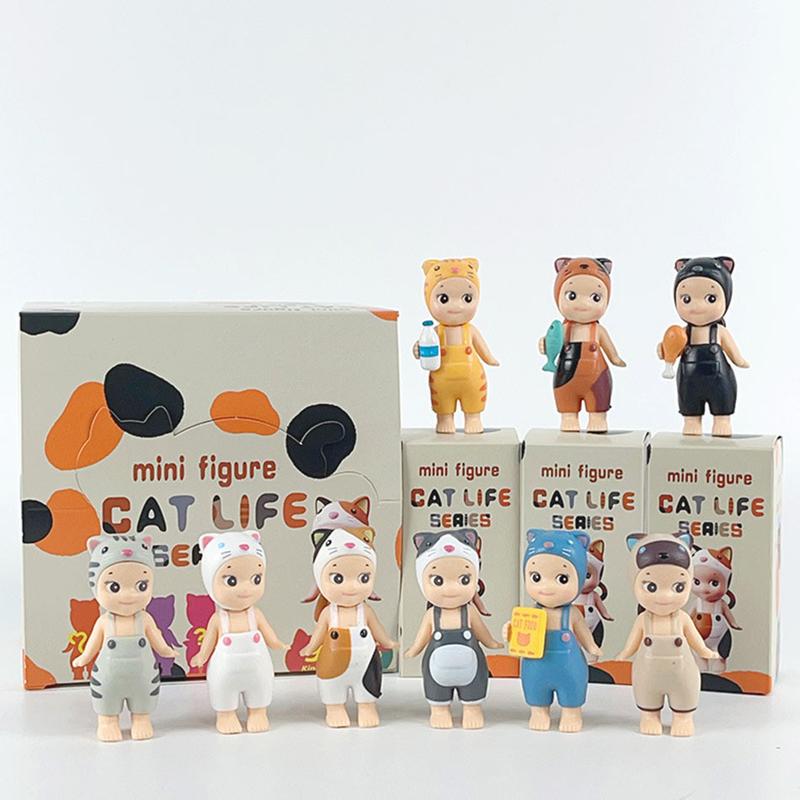 Sonny Angel Hippers Blind Box - Anime Toy Figures Cat, Animal & Fruit Series | Decorative Dolls for Collectors & Fans