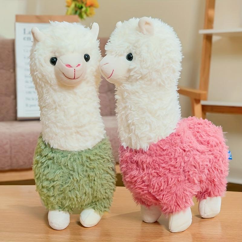 23cm 9.6-inch Cuddly Alpaca Doll Plush Toy, Soft Stuffed Animal Toy Furry Doll Pillow Cloth Doll Birthday Gift Toy Valentine's Day Xmas Christmas Wedding Anniversary Presents Gifts