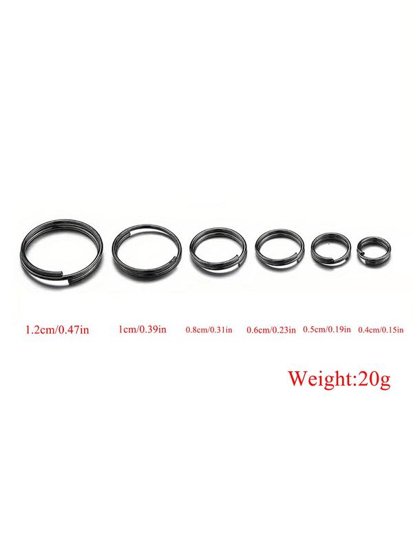 4-12mm Jump Rings, Split Rings Connectors, 200pcs set DIY Jewelry Finding Making Accessories, Jewelry Making Accessories for Bracelet Necklace Earrings