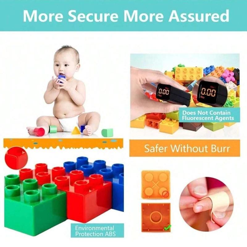 Colorful Slide Building Blocks Toy, 1 Box Small Particle Track Puzzle DIY Toy, Educational Assembly Toy for Kids