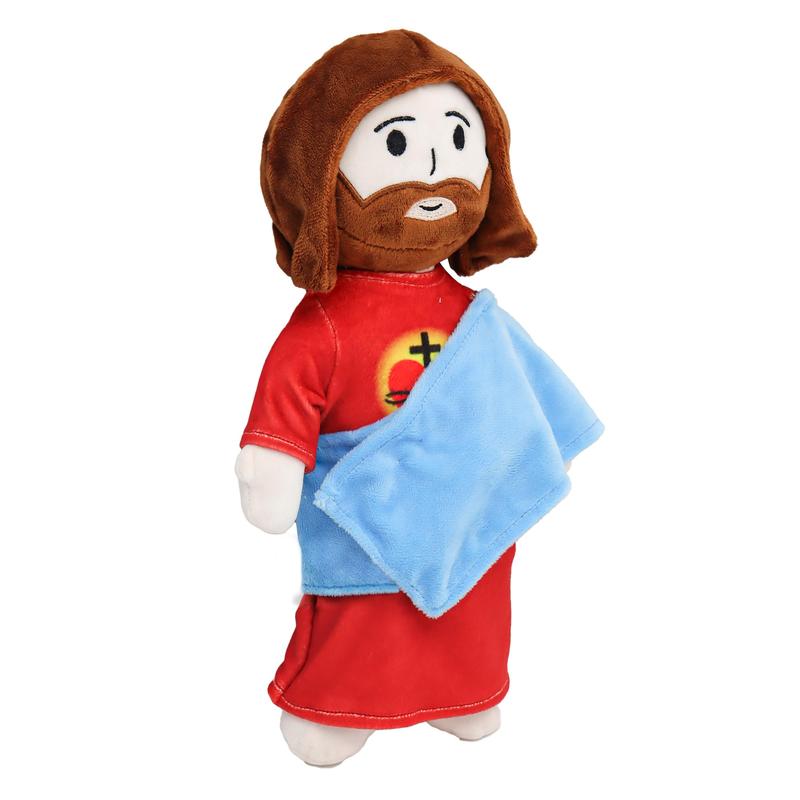 Yelakey Sacred Heart of Jesus Plush Toys Stuffed toys plushies for kids children,  Lovely Religious Gift, Christian Baptism Gift, Thanksgiving Christmas Gift