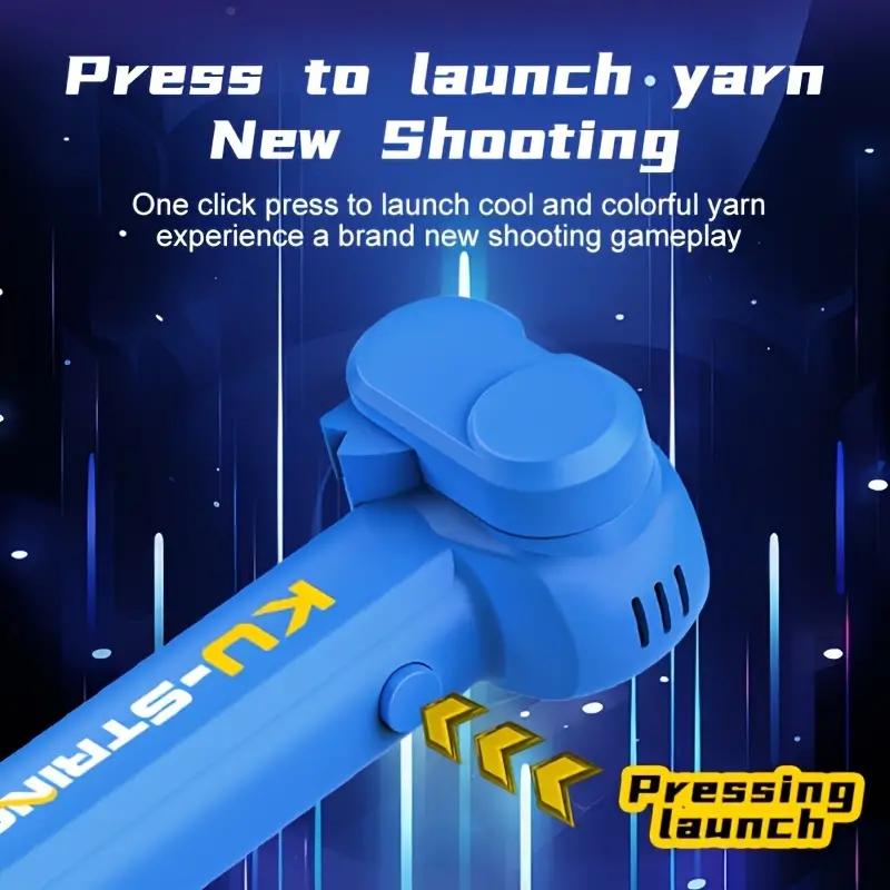 USB Rechargeable Electric Rope Launcher - Interactive Luminous Toy for Family Fun & Party Games, Perfect Christmas & Birthday Gift