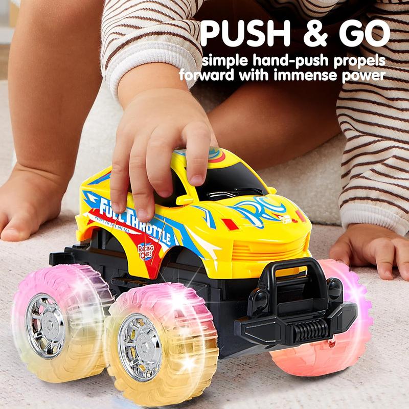 Christmas gift  3 Pack Light Up Monster Trucks for Boys and Girls - Motion Activated Light-Up Cars for Toddlers