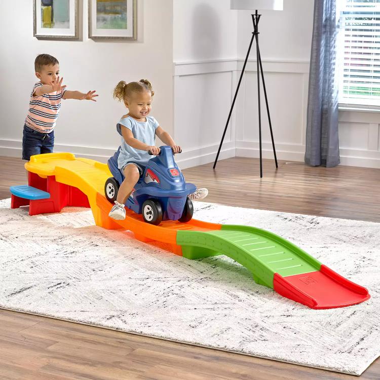 Best Price | Step2 Blue Flash Up & Down Roller Coaster Ride-On Toy