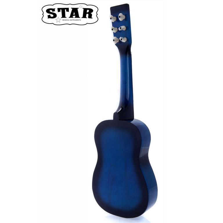 Star Kids Acoustic Toy Guitar 23 Inches Blue Color,