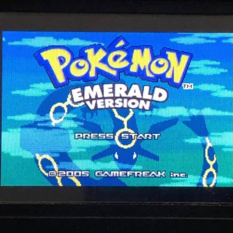 Popular Pokemen GBA Games (Emerald, Leaf, Ruby, Sapphire, Fire)