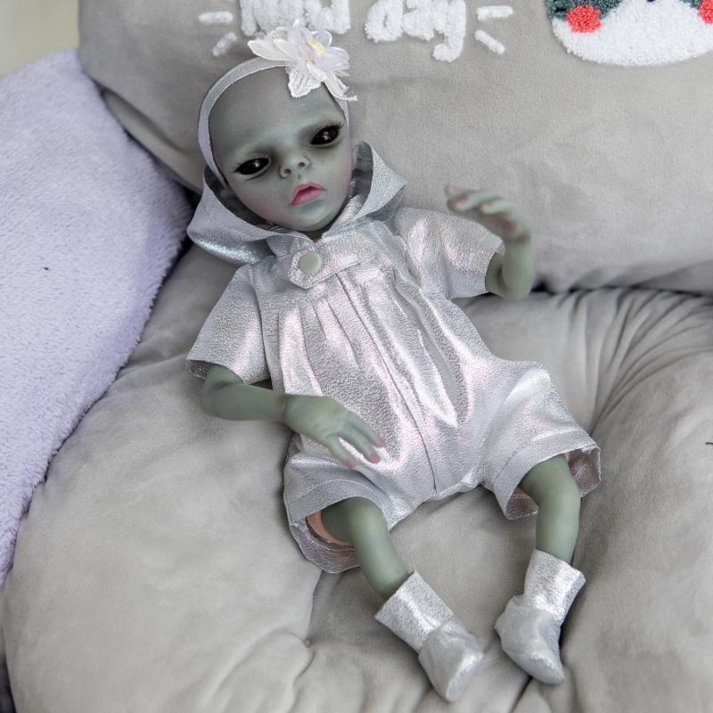 14 Inch Alien Design Doll, Soft Realistic Dolls Toys, Soft Cloth Doll, Creative Collectible Toy, Fun Gift, Creative Collectible Toy, Birthday Gift