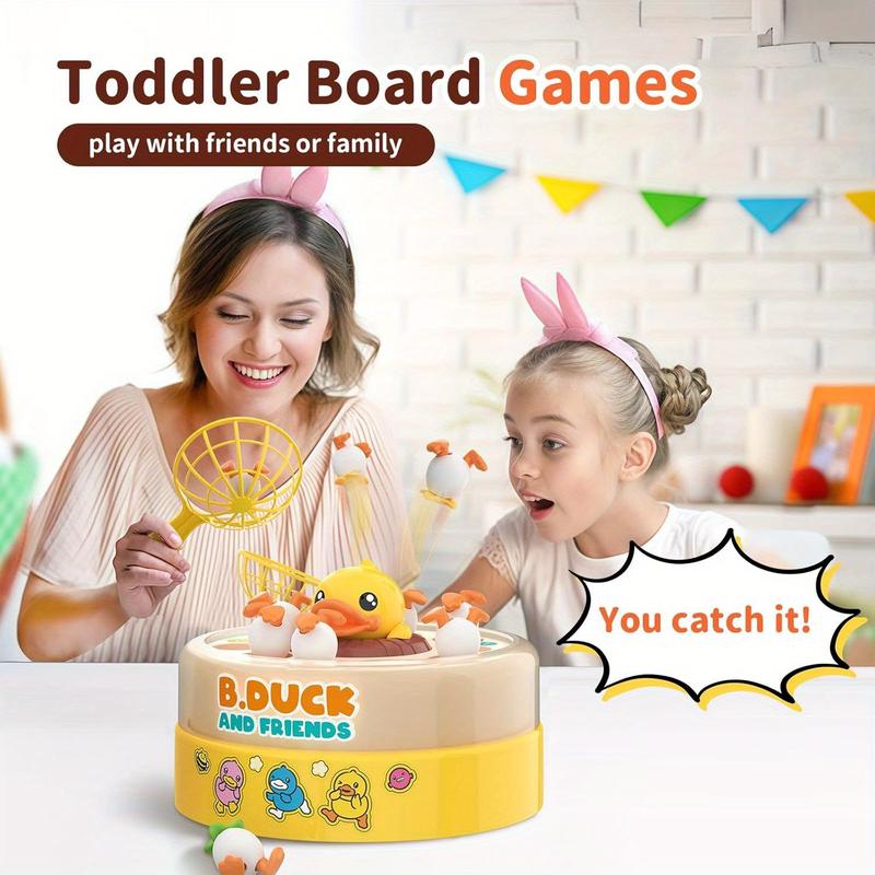 B.Duck Games for Kids Age 4-6,Bounce And Catch Duck Board Gamesfor Kids 4-8,8-12,Family Games Toysfor 5-7 Boys Girls, Ideal Holiday Gift