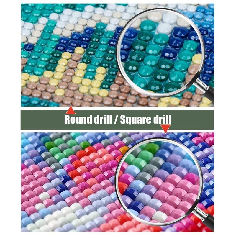 Space Planet Pattern DIY Diamond Painting Kit Without Frame, 1 Count Artificial Diamond Painting by Numbers Kits, Home & Office Wall Craft Decoration