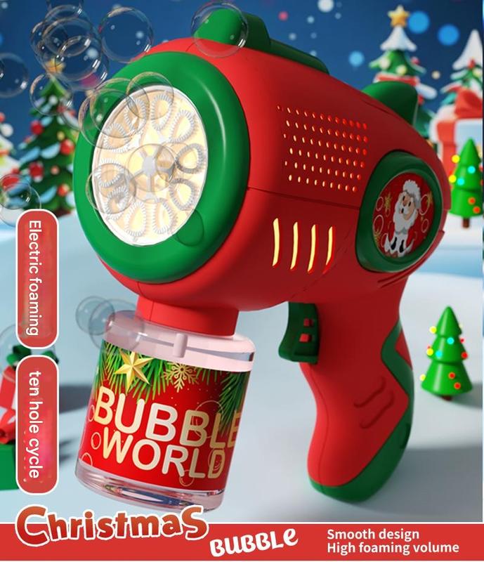 Christmas Bubble Gun-Christmas toys,-Christmas gifts,-fun and interesting bubble blaster wubble  bubble