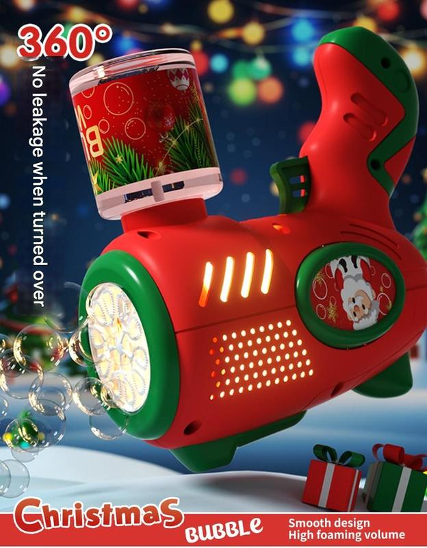 Christmas Bubble Gun-Christmas toys,-Christmas gifts,-fun and interesting bubble blaster wubble  bubble